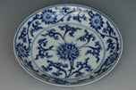 A QING DYNASTY DISH CHENGHUA MARK KANGXI PERIOD EX. CHRISTIE'S 2014