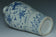 A LATE MING DYNASTY BLUE AND WHITE MEIPING VASE