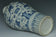 A LATE MING DYNASTY BLUE AND WHITE MEIPING VASE