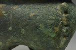 A WESTERN ZHOU DYNASTY ARCHAIC BRONZE RITUAL FOOD VESSEL LI