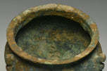 A WESTERN ZHOU DYNASTY ARCHAIC BRONZE RITUAL FOOD VESSEL LI