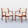 MID CENTURY MODERN 1950S WALNUT AND CANE ARMCHAIRS BY SYLVE STENQUIST FOR DUX OF SWEDEN, SEATING