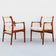 MID CENTURY MODERN 1950S WALNUT AND CANE ARMCHAIRS BY SYLVE STENQUIST FOR DUX OF SWEDEN, SEATING