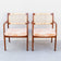 MID CENTURY MODERN 1950S WALNUT AND CANE ARMCHAIRS BY SYLVE STENQUIST FOR DUX OF SWEDEN, SEATING