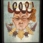 FRAMED ORIGINAL ACRYLIC PAINTING BY ALFREDO VEGA FARFAN (2015), 2010S, MEXICO