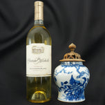 CHINESE GINGER JAR BIRD MOTIF 19TH CENTURY, LATE 19TH CENTURY, CHINA, PORCELAIN
