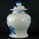 CHINESE LIDDED JAR BLUE AND WHITE WITH CRACKLE KANGXI MARK 19TH CENTURY, LATE 19TH CENTURY, CHINA, PORCELAIN