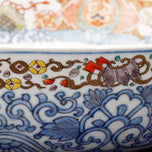 ENORMOUS IMARI JAPANESE MEIJI POLYCHROME BOWL, LATE 19TH CENTURY