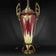 ART NOUVEAU URN MOUNTED AS A LAMP, EARLY 20TH CENTURY, UNITED STATES, BRONZE