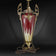 ART NOUVEAU URN MOUNTED AS A LAMP, EARLY 20TH CENTURY, UNITED STATES, BRONZE