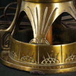 ART NOUVEAU URN MOUNTED AS A LAMP, EARLY 20TH CENTURY, UNITED STATES, BRONZE