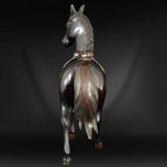 ANTIQUE JAPANESE MEIJI BRONZE HORSE FIGURAL CENSER, LATE 19TH CENTURY