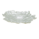 LARGE VINTAGE ART GLASS OYSTER SHAPED CENTERPIECE SHALLOW BOWL LATE 20TH C, LATE 20TH CENTURY, UNITED STATES