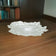 LARGE VINTAGE ART GLASS OYSTER SHAPED CENTERPIECE SHALLOW BOWL LATE 20TH C, LATE 20TH CENTURY, UNITED STATES