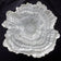 LARGE VINTAGE ART GLASS OYSTER SHAPED CENTERPIECE SHALLOW BOWL LATE 20TH C, LATE 20TH CENTURY, UNITED STATES