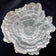 LARGE VINTAGE ART GLASS OYSTER SHAPED CENTERPIECE SHALLOW BOWL LATE 20TH C, LATE 20TH CENTURY, UNITED STATES
