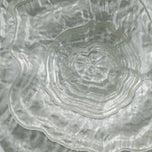 LARGE VINTAGE ART GLASS OYSTER SHAPED CENTERPIECE SHALLOW BOWL LATE 20TH C, LATE 20TH CENTURY, UNITED STATES