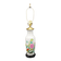 CHINESE POLYCHROME PEONY VASE LAMP REPUBLIC PERIOD, 1940S, CHINA, PORCELAIN