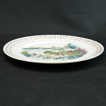 CHINESE PORCELAIN POLYCHROME CABINET PLATE WITH LANDSCAPE QING/REPUBLIC PERIOD, EARLY 20TH CENTURY, CHINA