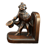 WEDDING CHILD SINGLE BOOKEND NUART CIRCA 1930, 1930S, UNITED STATES, METAL