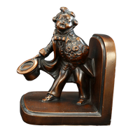WEDDING CHILD SINGLE BOOKEND NUART CIRCA 1930, 1930S, UNITED STATES, METAL