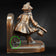 WEDDING CHILD SINGLE BOOKEND NUART CIRCA 1930, 1930S, UNITED STATES, METAL