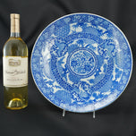 JAPANESE IGEZARA CHARGER CRANE MOTIF CIRCA 1900, EARLY 20TH CENTURY, PORCELAIN