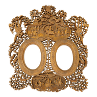 ANTIQUE CHINESE WOOD FRAME CIRCA 1830, EARLY 19TH CENTURY, CHINA