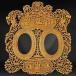 ANTIQUE CHINESE WOOD FRAME CIRCA 1830, EARLY 19TH CENTURY, CHINA