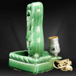 MID CENTURY TV LAMP PLANTER SWAN DESIGN CIRCA 1950, 1950S, UNITED STATES, CERAMIC