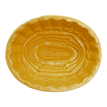 YELLOWWARE FOOD MOLD CORN DESIGN CIRCA 1900, EARLY 20TH CENTURY, UNITED STATES, CERAMIC