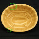 YELLOWWARE FOOD MOLD CORN DESIGN CIRCA 1900, EARLY 20TH CENTURY, UNITED STATES, CERAMIC