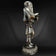 CHINESE MING BRONZE FUXI FIGURE WITH FISH, 17TH CENTURY, CHINA