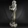 CHINESE MING BRONZE FUXI FIGURE WITH FISH, 17TH CENTURY, CHINA