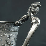 ROCKFORD VICTORIAN SUGAR WITH FAIRIES RIDING GOATS 19TH CENTURY, LATE 19TH CENTURY, UNITED STATES, SILVERPLATE