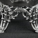 ROCKFORD VICTORIAN SUGAR WITH FAIRIES RIDING GOATS 19TH CENTURY, LATE 19TH CENTURY, UNITED STATES, SILVERPLATE