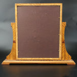 WOOD MARQUETRY TILT PICTURE FRAME WITH PHOTO OF HOLLYWOOD BEAUTY CIRCA 1930, 1930S, UNITED STATES