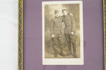 ART DECO PICTURE FRAME WITH BUDDY PICTURE CIRCA 1930, 1930S, UNITED STATES, BLACK & WHITE PHOTOGRAPHY