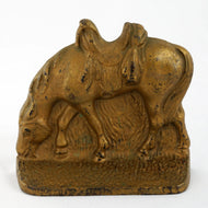 PAIR OF RIDERLESS HORSE BOOKENDS CAST IRON 1920'S, 1920S, UNITED STATES