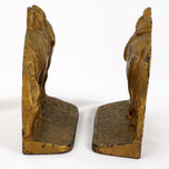 PAIR OF RIDERLESS HORSE BOOKENDS CAST IRON 1920'S, 1920S, UNITED STATES
