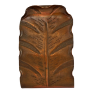 VINTAGE COPPER LEAF BOOKEND 1930'S, 1930S, UNITED STATES, FELT