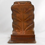 VINTAGE COPPER LEAF BOOKEND 1930'S, 1930S, UNITED STATES, FELT