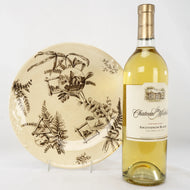 VICTORIAN AESTHETIC MOVEMENT TRANSFER WARE PLATE FURNIVAL CIRCA 1870, LATE 19TH CENTURY, UNITED KINGDOM, CERAMIC