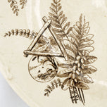 VICTORIAN AESTHETIC MOVEMENT TRANSFER WARE PLATE FURNIVAL CIRCA 1870, LATE 19TH CENTURY, UNITED KINGDOM, CERAMIC