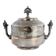 VICTORIAN AESTHETIC MERIDEN BUTTER DISH SILVER PLATE CIRCA 1870, LATE 19TH CENTURY, UNITED STATES, SILVERPLATE