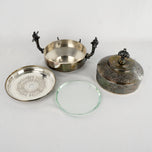 VICTORIAN AESTHETIC MERIDEN BUTTER DISH SILVER PLATE CIRCA 1870, LATE 19TH CENTURY, UNITED STATES, SILVERPLATE