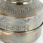 VICTORIAN AESTHETIC MERIDEN BUTTER DISH SILVER PLATE CIRCA 1870, LATE 19TH CENTURY, UNITED STATES, SILVERPLATE
