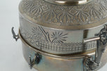 VICTORIAN AESTHETIC MERIDEN BUTTER DISH SILVER PLATE CIRCA 1870, LATE 19TH CENTURY, UNITED STATES, SILVERPLATE