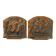 PAIR OF GALLEY SLAVES IRON BOOKENDS CIRCA 1925, 1920S, UNITED STATES