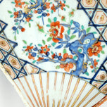 KANGXI CHINESE IMARI FAN DISH 1662-1722, EARLY 18TH CENTURY, CHINA, PORCELAIN